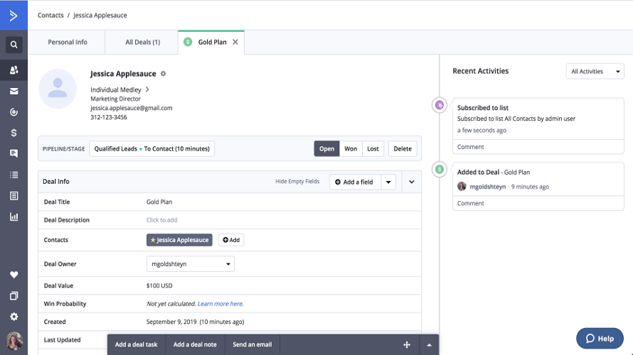 ActiveCampaign Screenshot 2