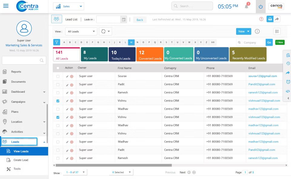 Centra CRM Screenshot 3
