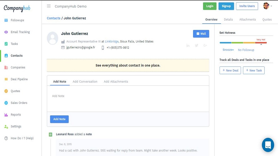 CompanyHub Screenshot 2