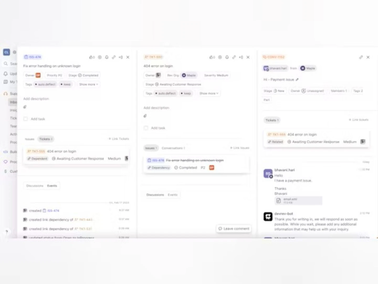 DevRev Screenshot 2