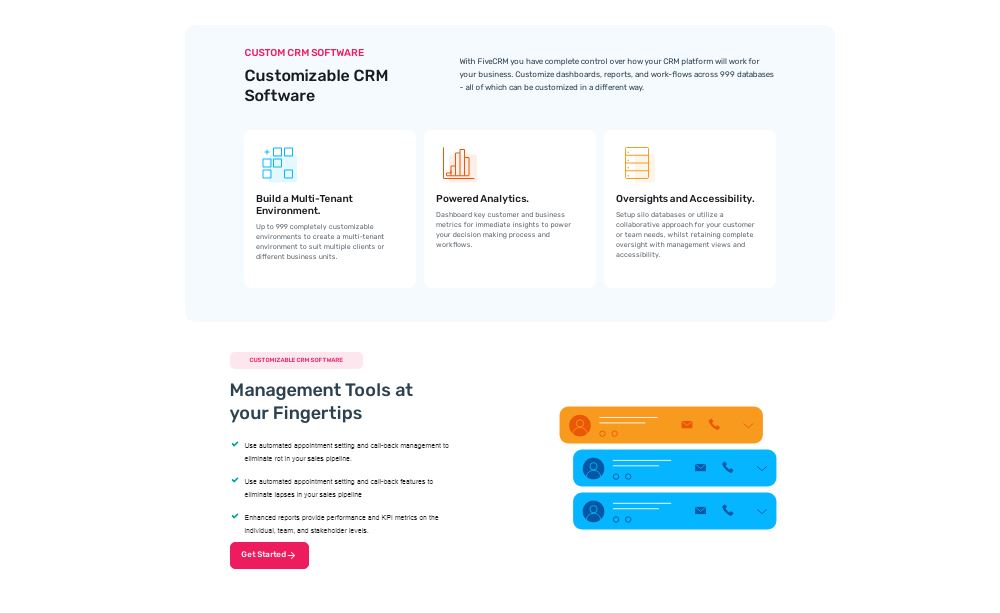 Five CRM Screenshot 1