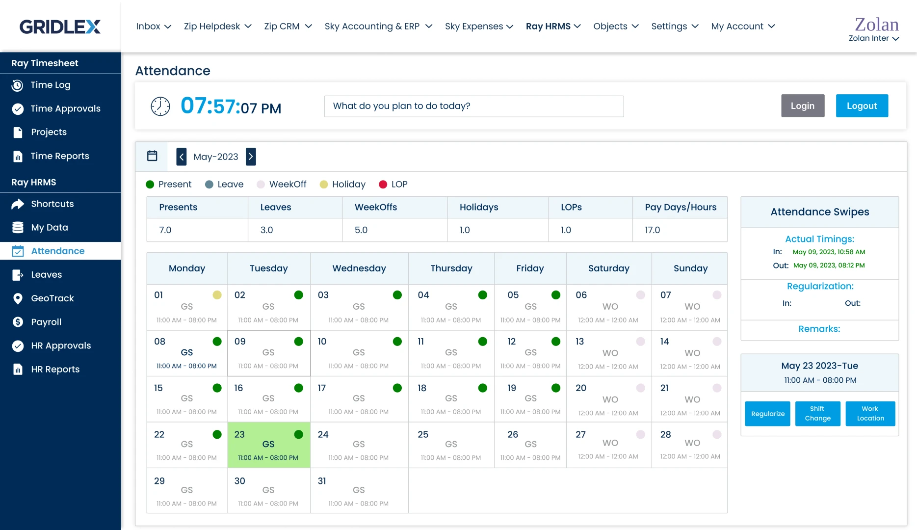 Gridlex Screenshot 1