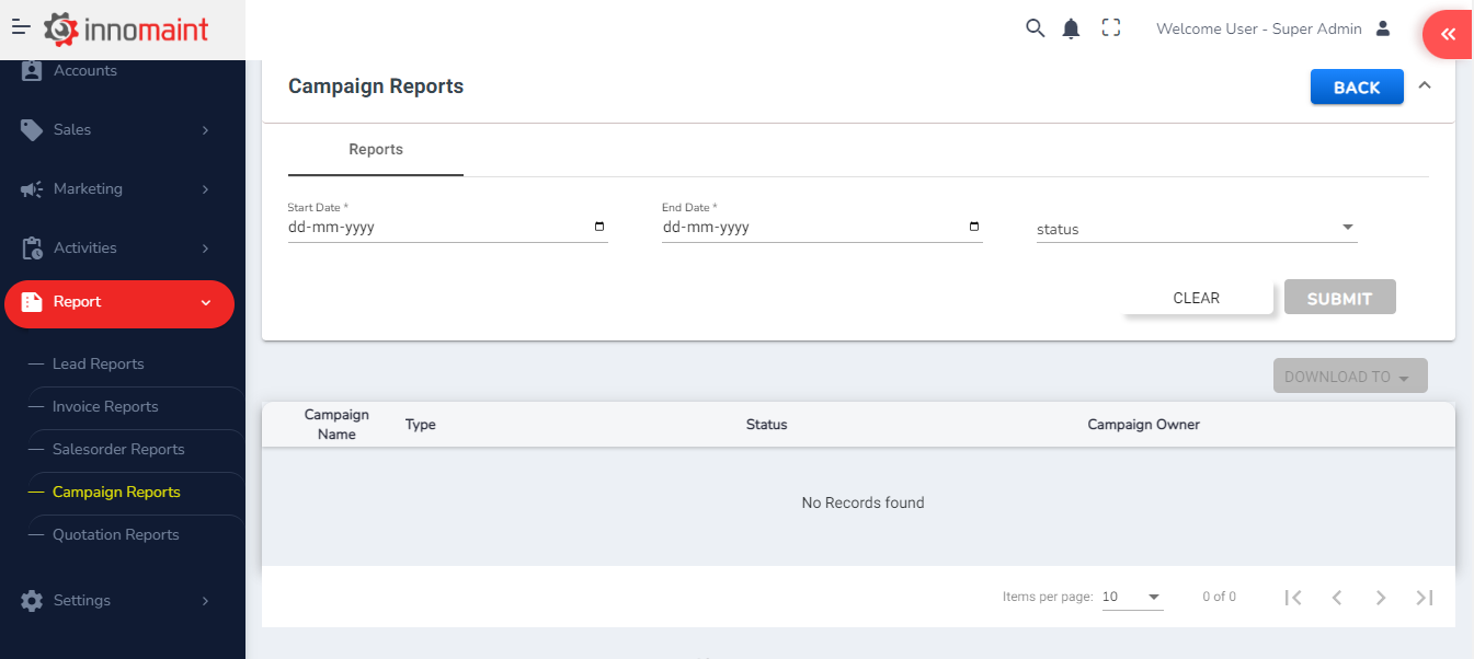 InnoCRM Screenshot 1