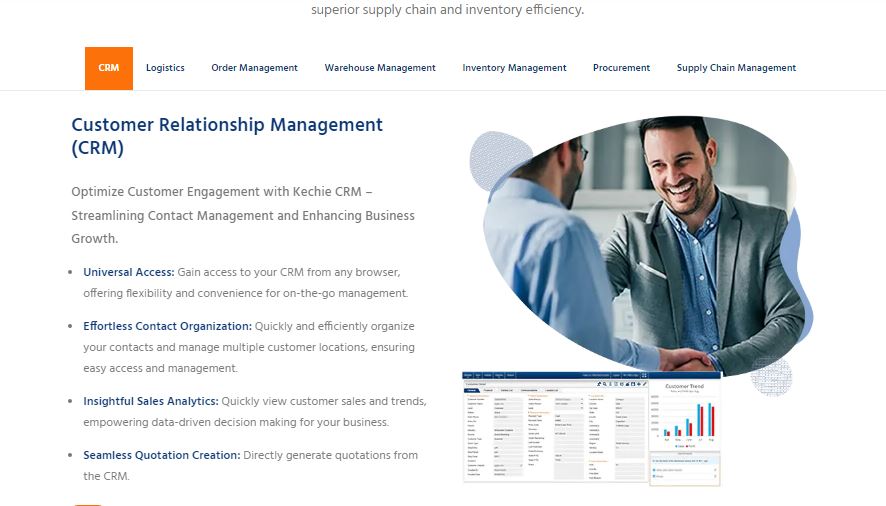 Kechie ERP Screenshot 1