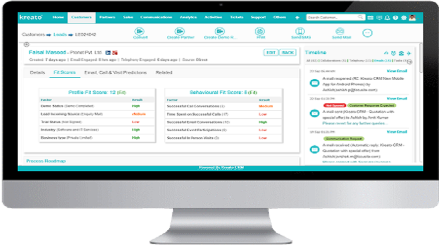 Kreato CRM Screenshot 1