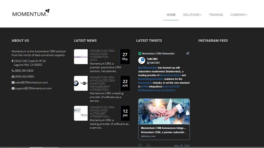 MOMENTUM CRM Screenshot 4