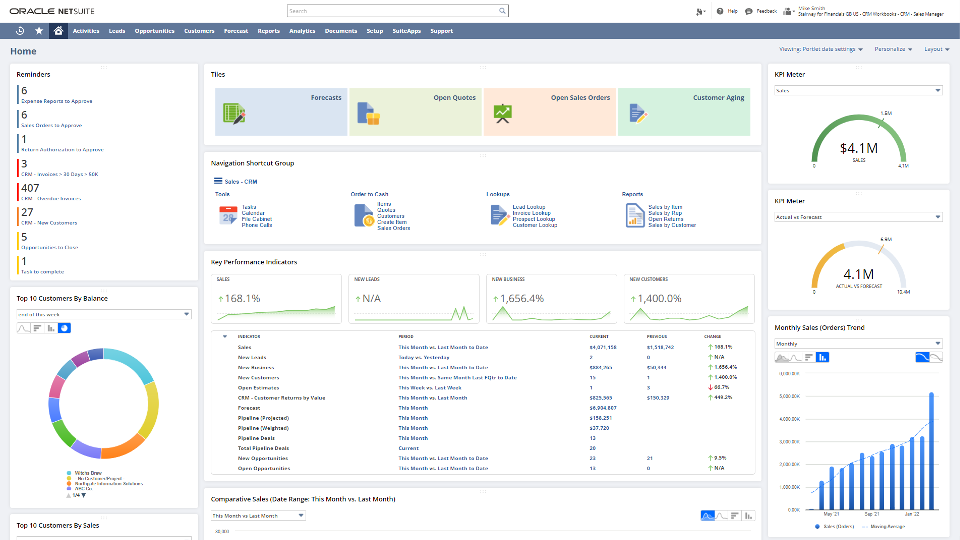 NetSuite CRM Screenshot 1