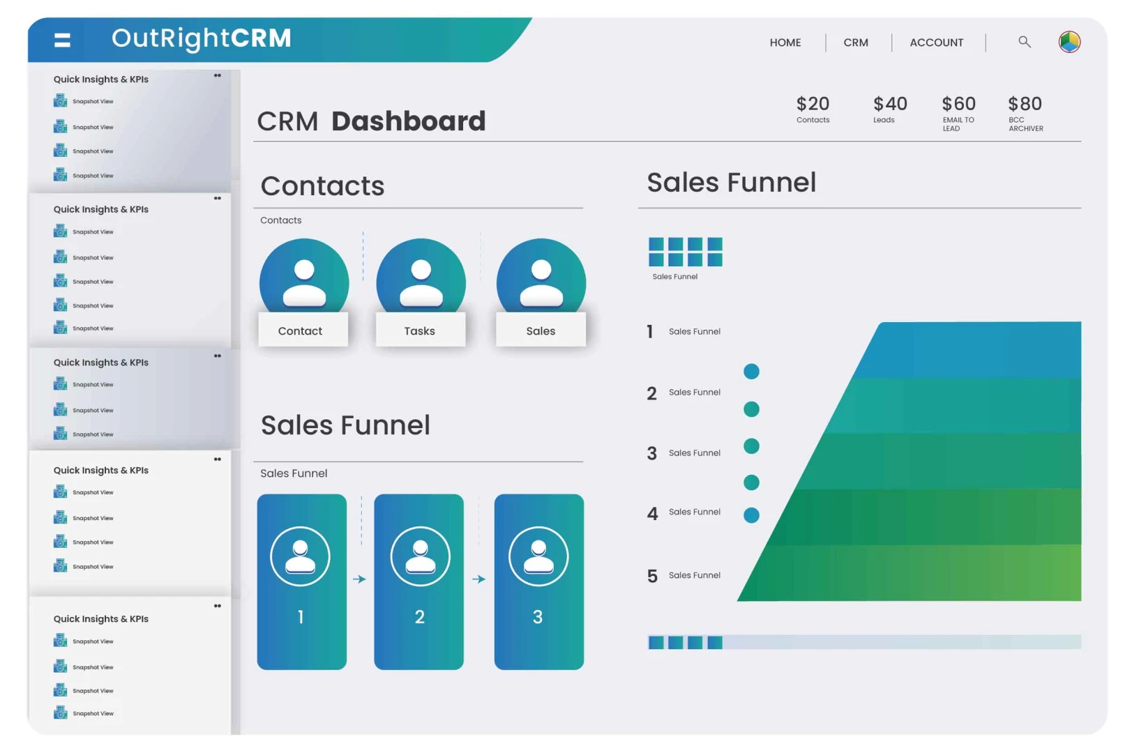 OutRightCRM Screenshot 1