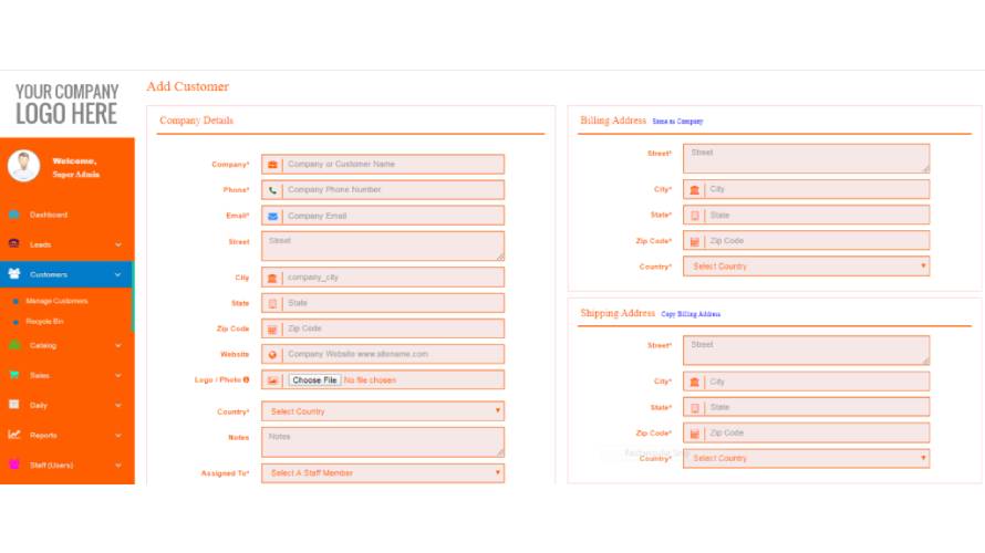 PHP CRM Screenshot 3