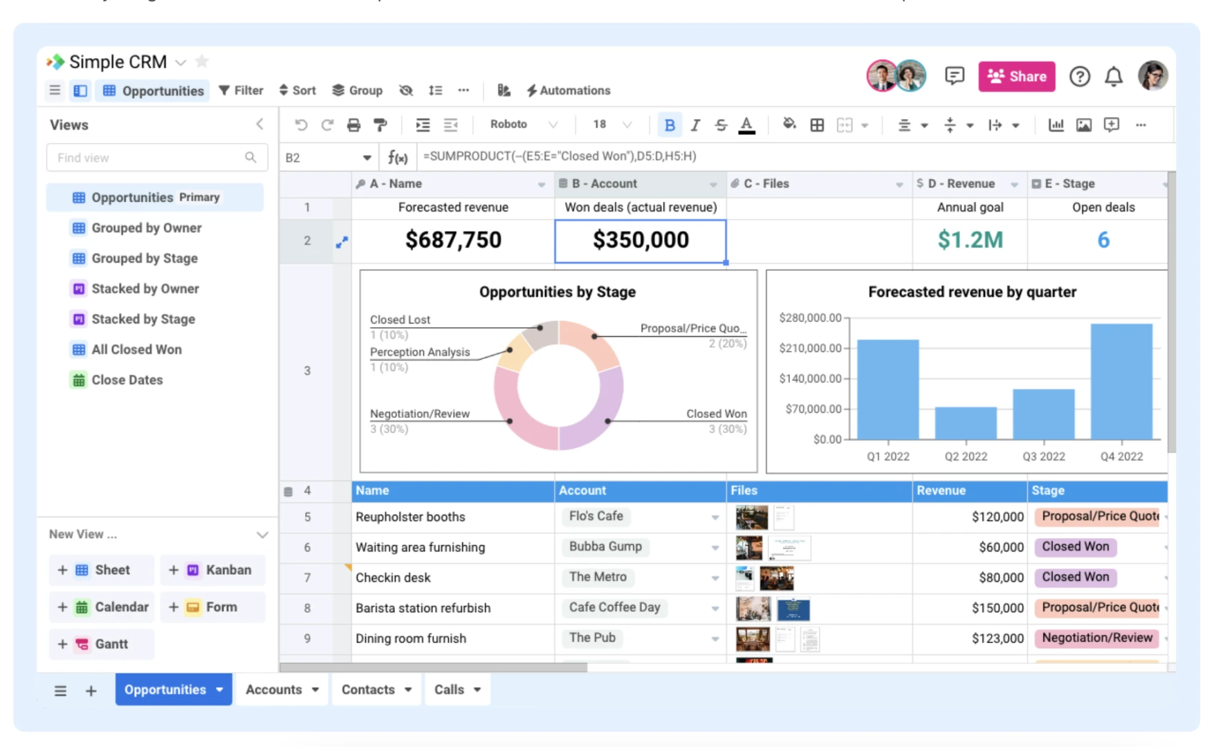 Spreadsheet Screenshot 1