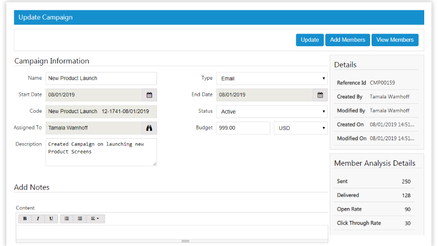 SutiCRM Screenshot 2