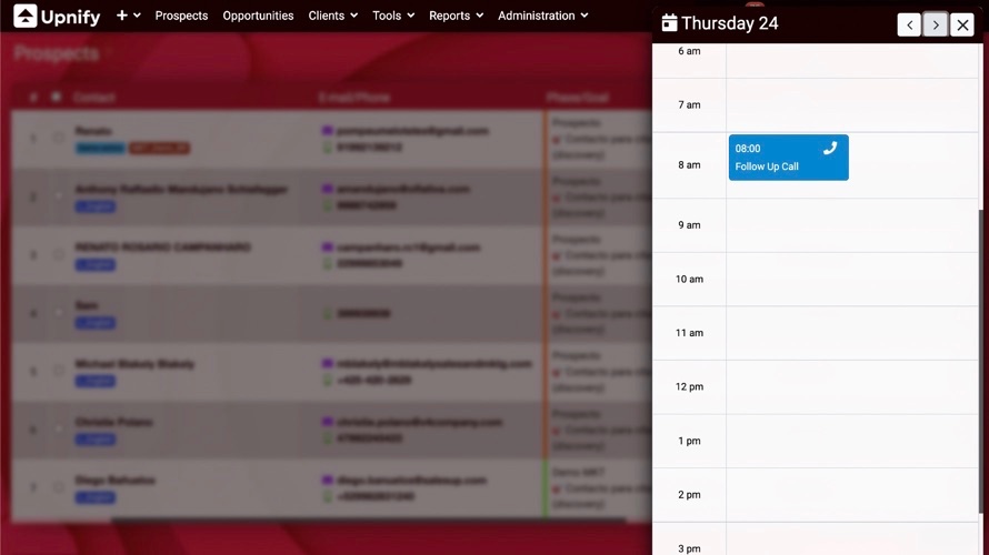 UPNIFY CRM Screenshot 2