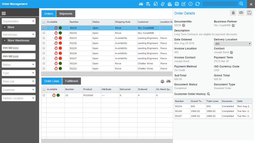 VIENNA Advantage ERP/CRM Screenshot 4