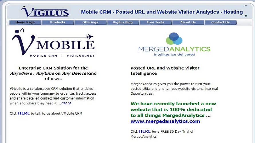 VMobile CRM Screenshot 1
