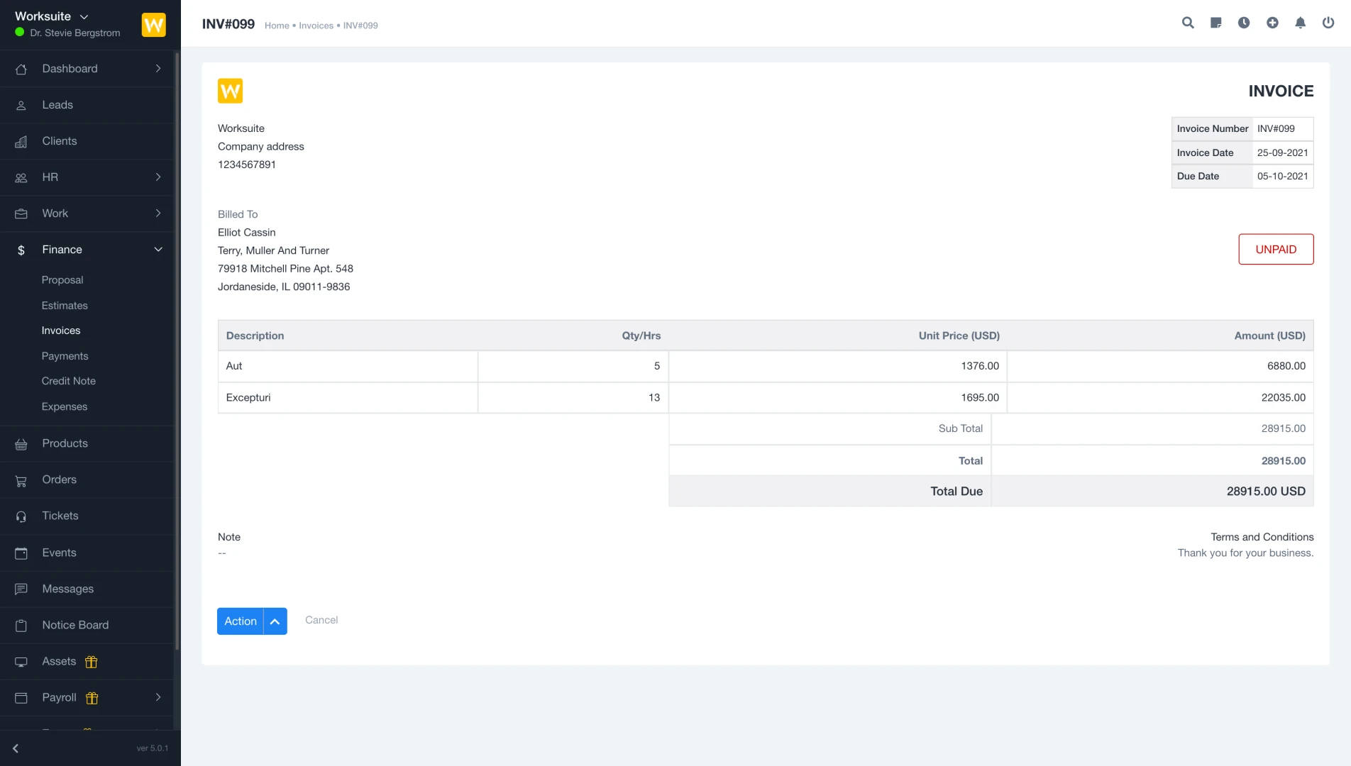 Worksuite Screenshot 4