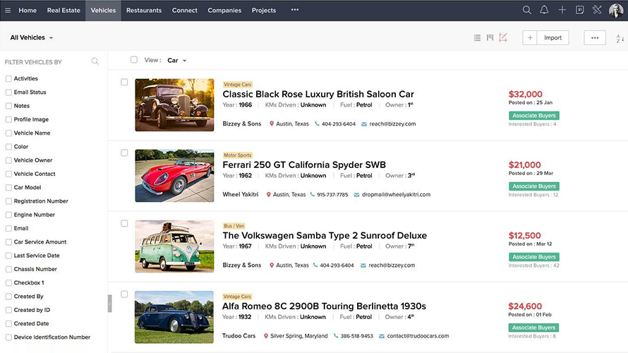 Zoho CRM Screenshot 9